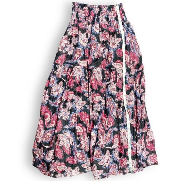 Magali Pascal Patricia Maxi A-line Skirt in Pristine Paisley Tiered Women’s Sz S - Picture 12 of 12